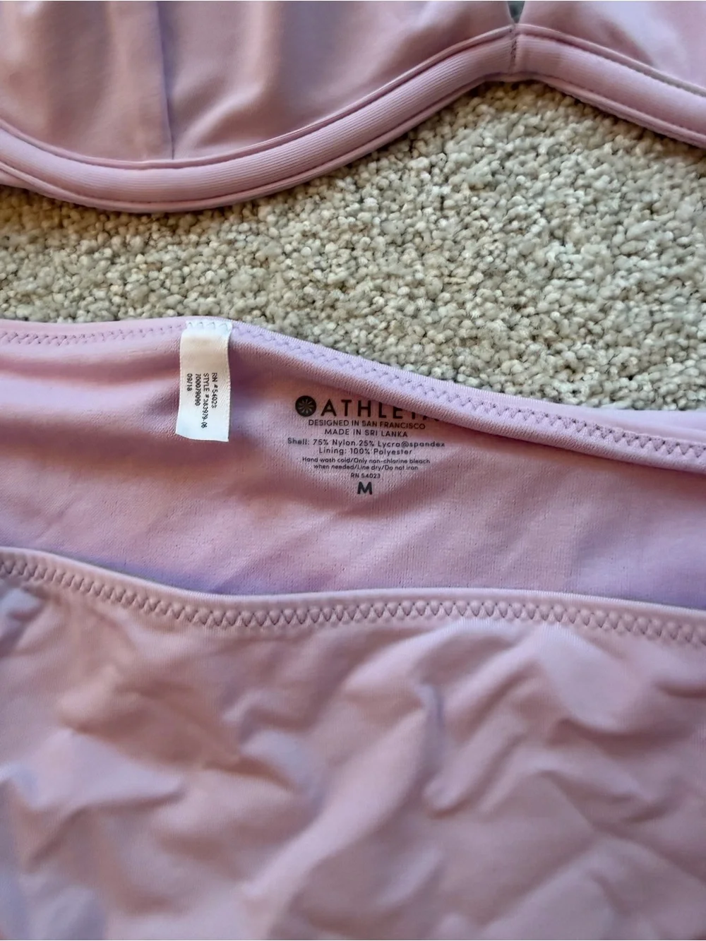 NWT Athleta Lavender Bikini Set - Picture 3 of 5